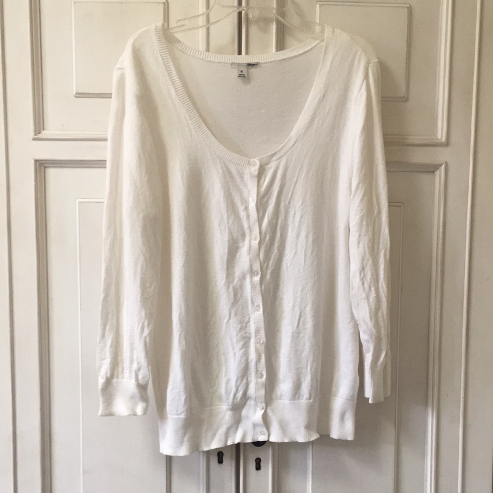 Halogen Medium White Cardigan